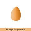 オレンジ色のドロップ形状