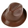  Winter Fashion Hat Fedora Gentle Man Classic Warm Wide Brim No Belt Felt Trilby Hombre Vintage Lady Trendy Hat  