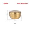 Golden-with Lid 10cm
