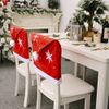 Christmas Decoration Chair Covers Dining Seat Santa Claus Home Party