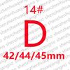 14 # [D] Buchstabe 42/44 / 45mm