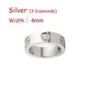 Silver (4mm)-3 Diamond