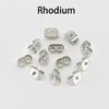 Color:Rhodium&Size:4.5mm x 6mm