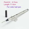 5 PIC Black Roller Ball Pen Reglue