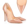Pointed Toe Spikes Nude