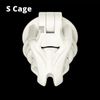 S cage with 4 ring white