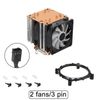 Chine 2 ventilateur 3 broches