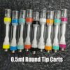 0.5ml Round Tip Mixed Colors