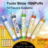 Yuoto Shine 1500puffs