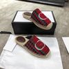 Red Closed toe slippers