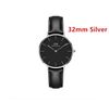 32mm Black Silver