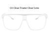 C6 Clear Frame Clear Lens