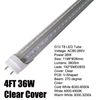 4Ft 36W V-Shaped Clear Cover