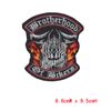 skull embroidery patch