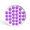 Tablero de juegos (PC + silicona): redondo púrpura