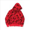 Röd-blixtlås hoodie