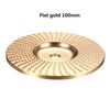 Flat gold 100mm