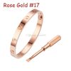 Oro rosa # 17 (braccialetto d'amore)