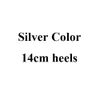 Silver 14cm Heels