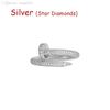 Silver-Nail Ring (Star Diamonds)