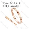 Oro rosa # 19 (10 diamanti)