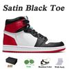 B34 36-46 Satin Black Toe