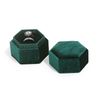 caja de doble anillo verde