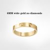 Золото (шириной 6 мм)-Love Ring