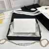 White caviar/gold hardware