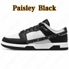 Paisley preto