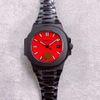 Black Case Red Dial
