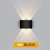 Black 4W Warm White (2700-3500K)
