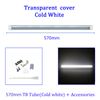 20W transparent täckning kall vit