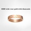 6MM Rose Gold With Diamonds + Dust Bag