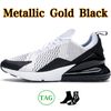 36-45 Metallic Gold Black