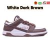 40 White Dark Brown