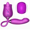 Язык розовый шлепка фаллоимитатор фиолетовый