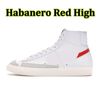 25 High Vintage Habanero Red