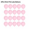 20pcs różowe balony chińskie
