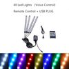 48 LED-lampor Voice USB