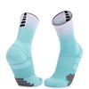 B-light blue white socks