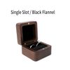 black Single Slot Ring Box