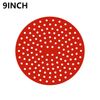 9 inch rood rond