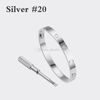 Silver n ° 20 (bracelet d'amour)
