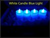 White Candle Blue Light
