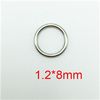 Silver 1.2*8mm