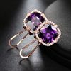 Rose Gold Purple CZ