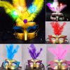 mixed LED feather masK 6-10