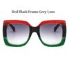 Red Black Frame Grey Lens