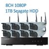 8CH 1080P system+1TB HDD